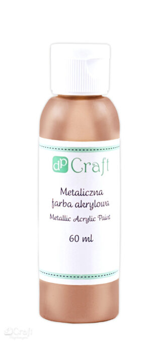 K Farba akrylowa 60ml metaliczna Copper DPFM004