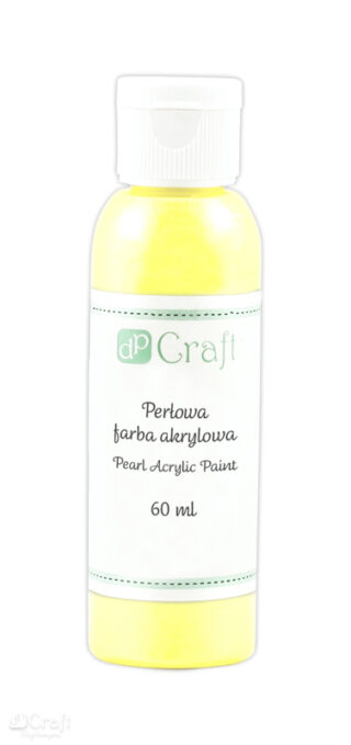 K Farba akrylowa 60ml perłowa Yellow DPFP001