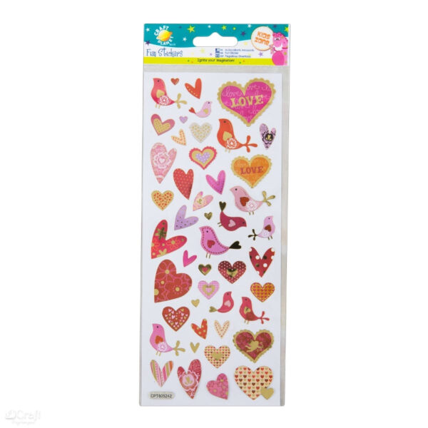 K Naklejki Craft Planet Hearts&Birds CPT805242