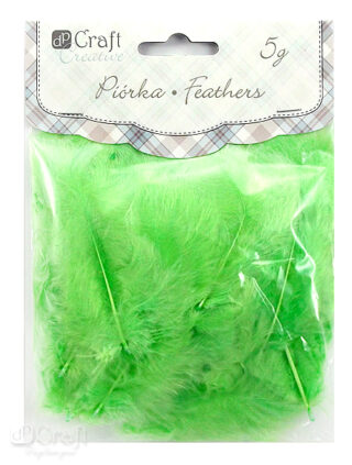 K Piórka 5-12cm 5G Green CEPI006