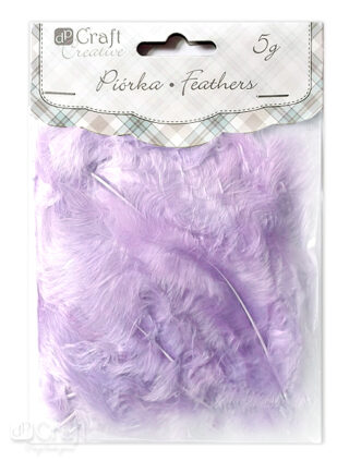 K Piórka 5-12cm 5G Lilac
