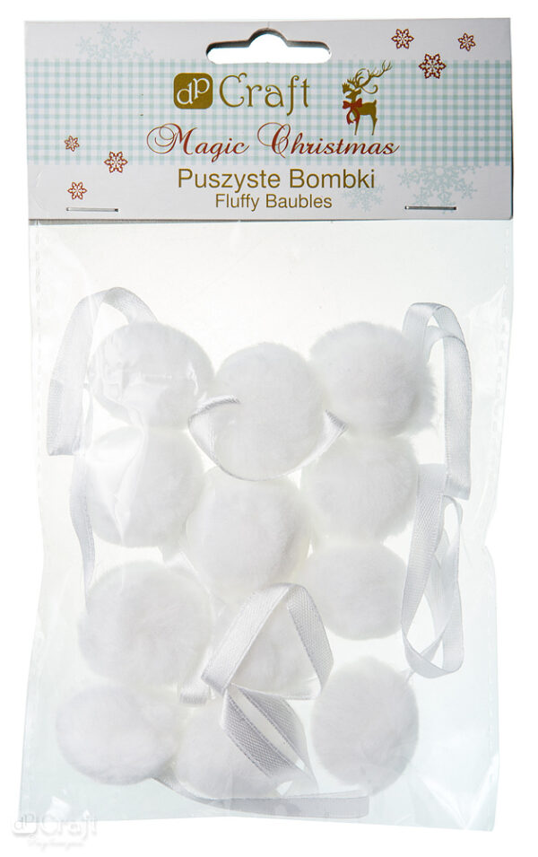 K Puszyste bombki 3cm 12szt. MCPO002