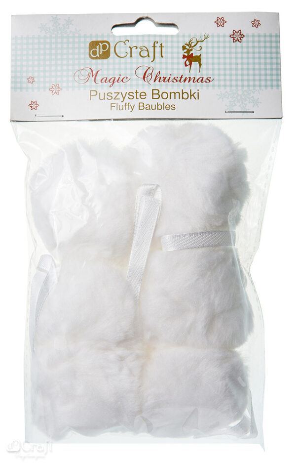 K Puszyste bombki 6cm 6szt. MCPO001