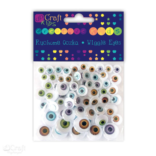 K Ruchome oczka Craft Mix a’72 Naturalne KSOC009