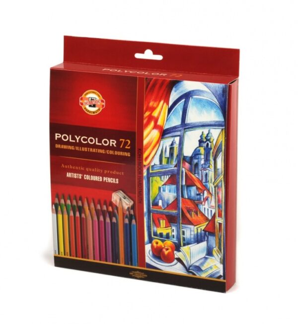 KIN Kredki Polycolor 3837 72 kolory