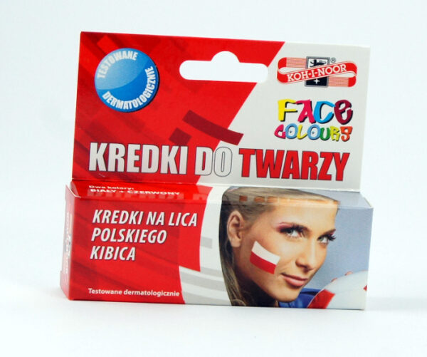 KIN Kredki do malowania twarzy 4610 Zestaw Kibica