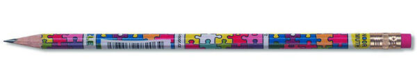 KIN Ołówek 1231 grafitowy PUZZLE z gumką