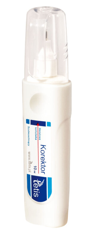 Korektor Tetis BK002B 10ml płaski