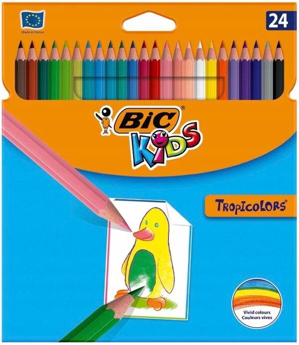 Kredki Bic 24kol. Tropicolor