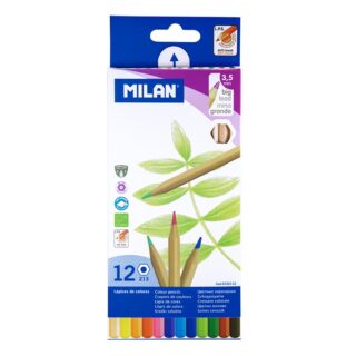 Kredki Milan ołówkowe sześciokątne karton 0722112