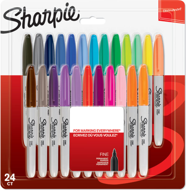 Markery Sharpie Fine kpl. 24kol.