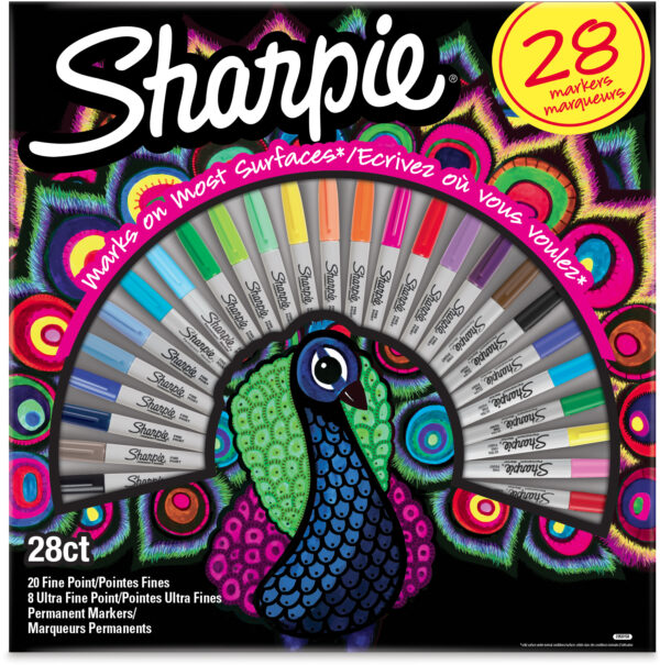 Markery Sharpie Fine kpl. 28kol PAW 2061333