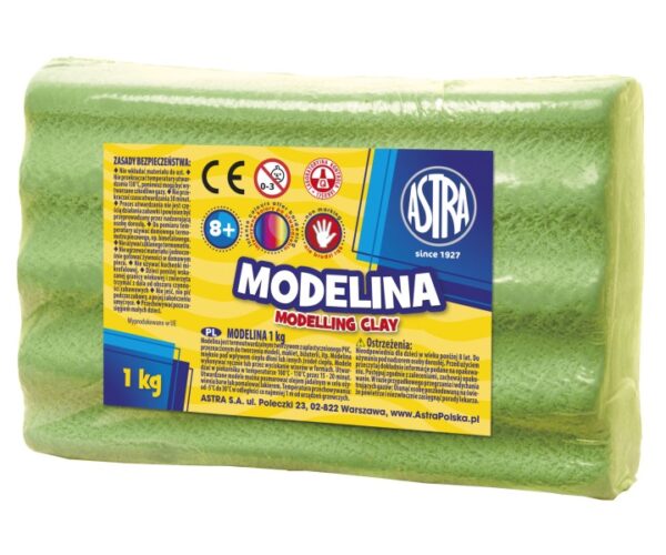 Modelina Astra 1kg Zielona Jasna 304111005