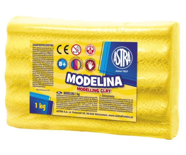 Modelina Astra 1kg Żółta 304111011