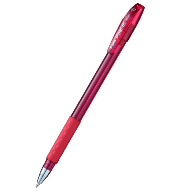 Pentel Długopis BX487-B Feel-it Czerwony