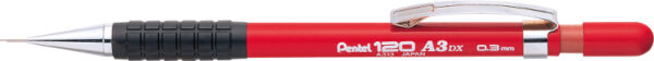 Pentel Ołówek automatyczny 0,3mm A313 Czerwony