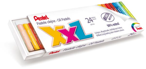 Pentel Pastele 24kol. olejne XXL GHT24