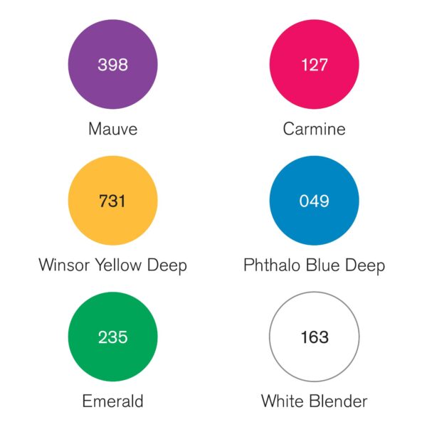 Pigment Marker Winsor&Newton kpl. 6 Rich 0290043