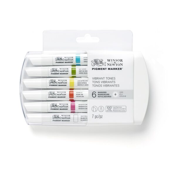 Pigment Marker Winsor&Newton kpl. 6 Vibrant