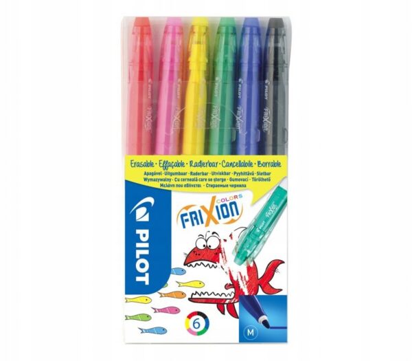 Pilot Marker Flamastry Frixion Colors Set 6szt.