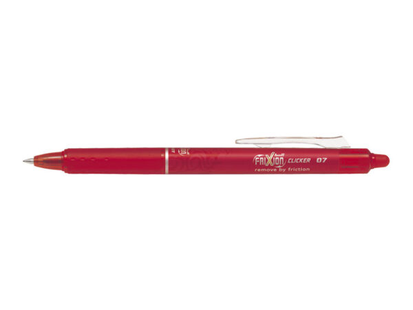 Pilot długopis ścieralny Frixion Clicker 0,7 Czerw