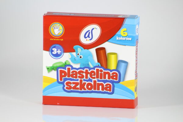 Plastelina AS 6 kolorów