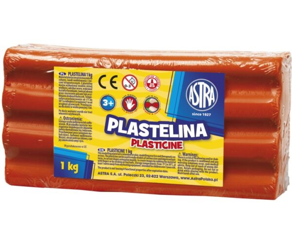 Plastelina Astra 1kg Czerwona 303111006