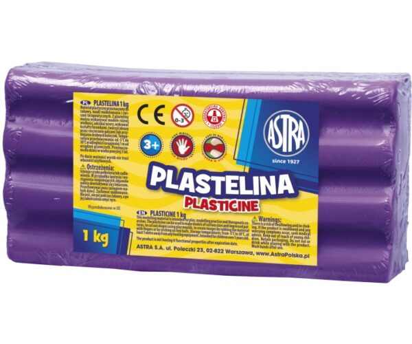 Plastelina Astra 1kg Fioletowa 303111010