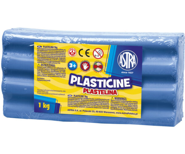 Plastelina Astra 1kg Niebieska 303111012