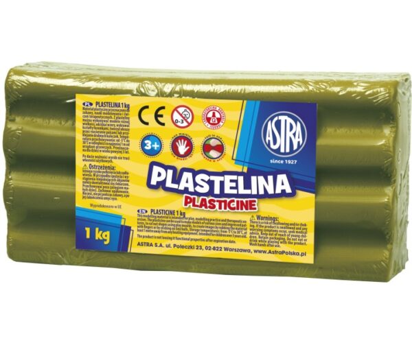 Plastelina Astra 1kg Oliwkowa 303111018