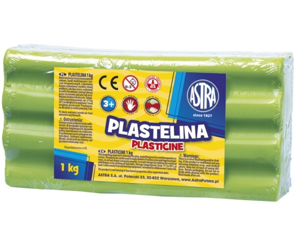 Plastelina Astra 1kg Seledynowa 303111017