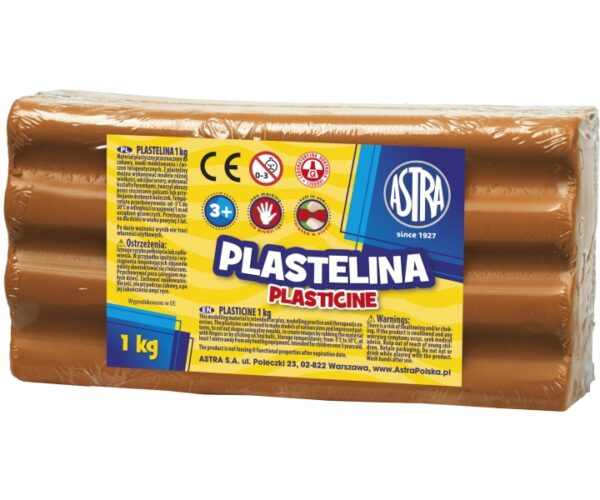 Plastelina Astra 1kg Terakota 303111021