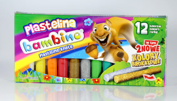 Plastelina Bambino 12kol.