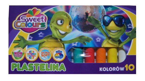 Plastelina Koma Plast 10 kolorów Sweet Colours