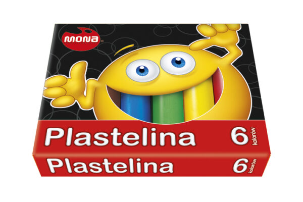 Plastelina Mona 6kol