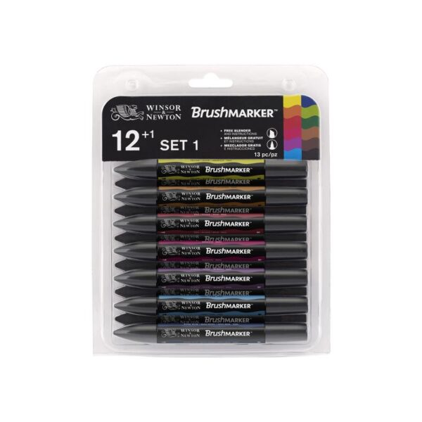 ProMarker Winsor Newton Zestaw12kol. Brush Vibrant