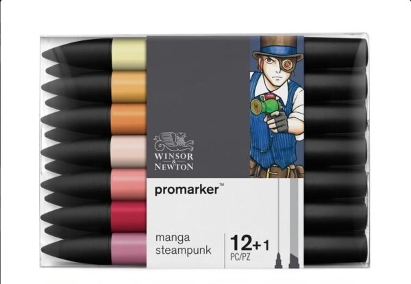 ProMarker Winsor&Newton 2-str. Zestaw 12+1 Manga S