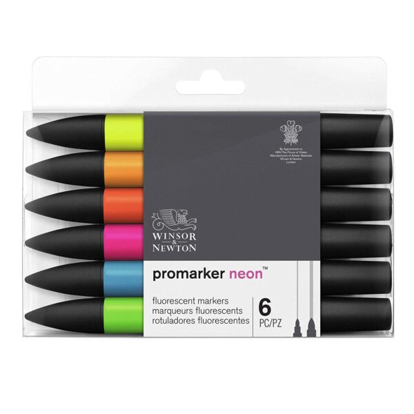 ProMarker Winsor&Newton 2-str. Zestaw 6kol. Neon