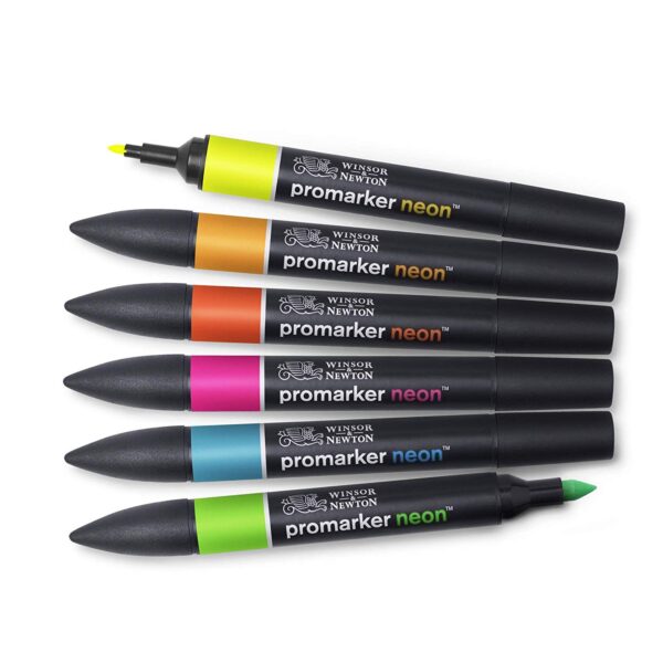 ProMarker Winsor&Newton 2-str. Zestaw 6kol. Neon