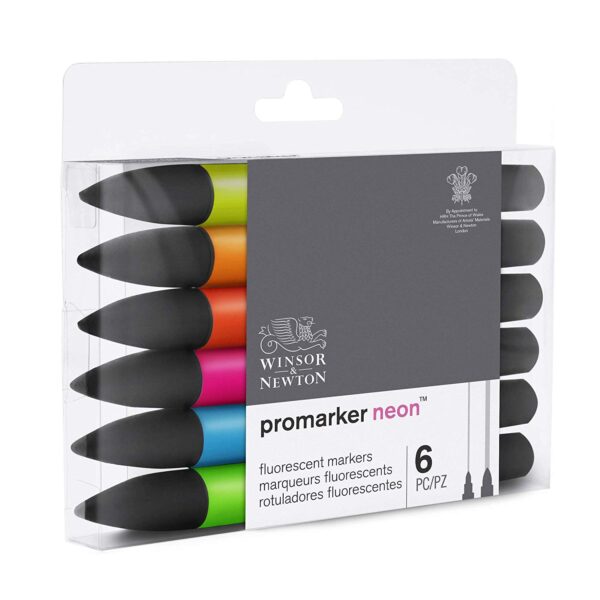 ProMarker Winsor&Newton 2-str. Zestaw 6kol. Neon