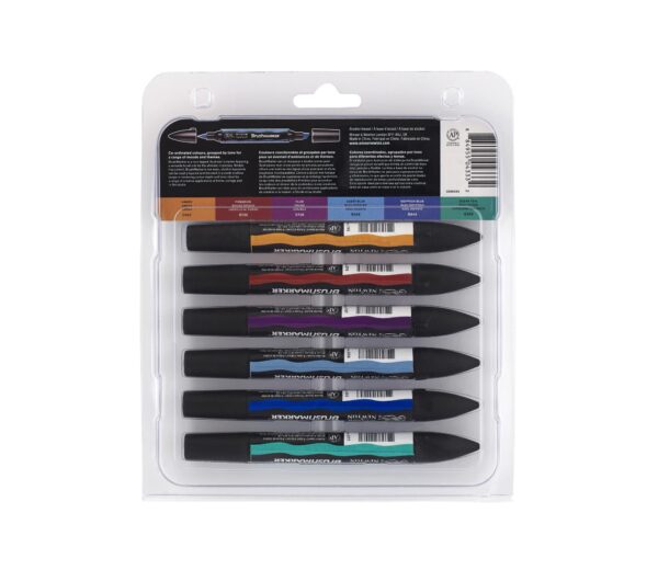 ProMarker Winsor&Newton 2-str. Zestaw 6kol. Rich T