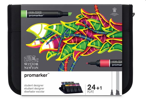 ProMarker Winsor&Newton 2-str. Zestaw Etui 24 kol.