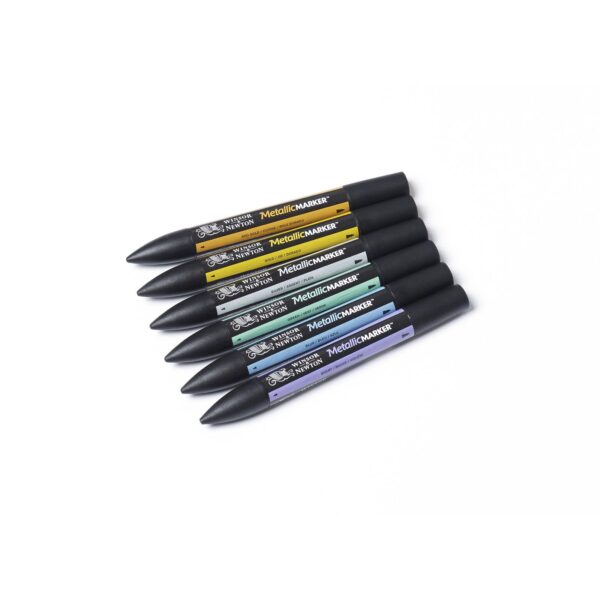 ProMarker Winsor&Newton 2-str.Zestaw 6kol. Metalic