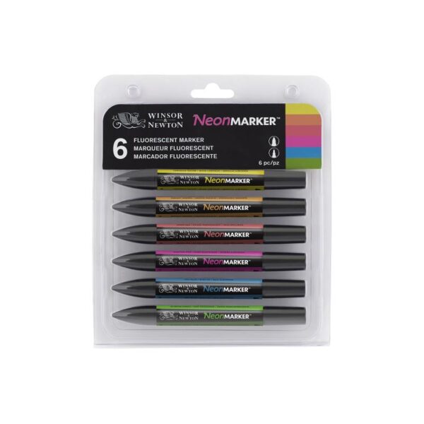 ProMarker Winsor&Newton 2-str.Zestaw 6kol. Neon