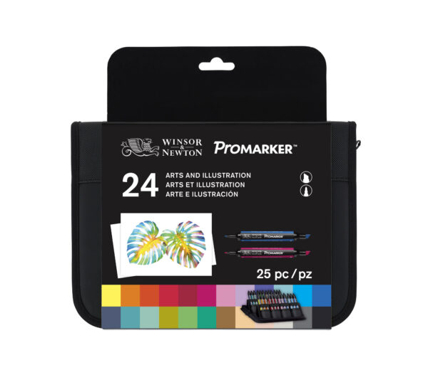 ProMarker Winsor&Newton Zestaw Etui 24kol. Arts I