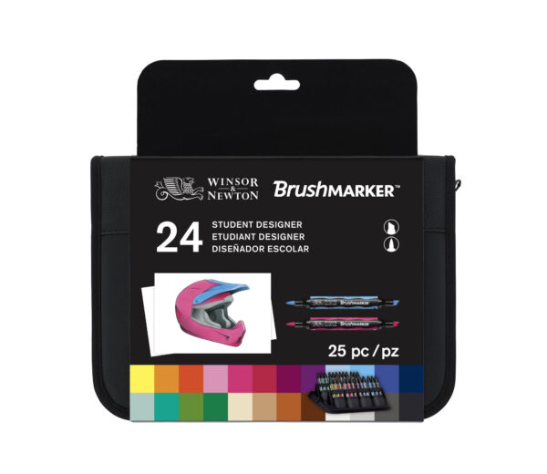 ProMarker Winsor&Newton Zestaw Etui 24kol. Brush