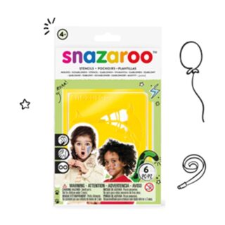 Snazaroo Szablony 6szt. Uniwersalne 1198012