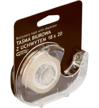 Taśma biurowa Grand 18×20 z dyspenserem