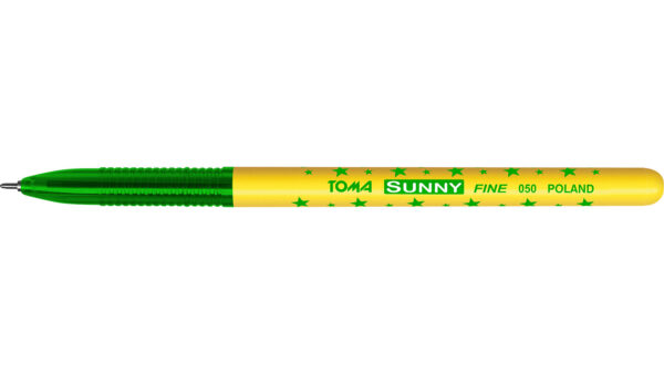 Toma długopis w gwiazdki SUNNY TO050 Zielony