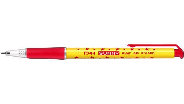 Toma długopis w gwiazdki SUNNY TO060 Czerwony